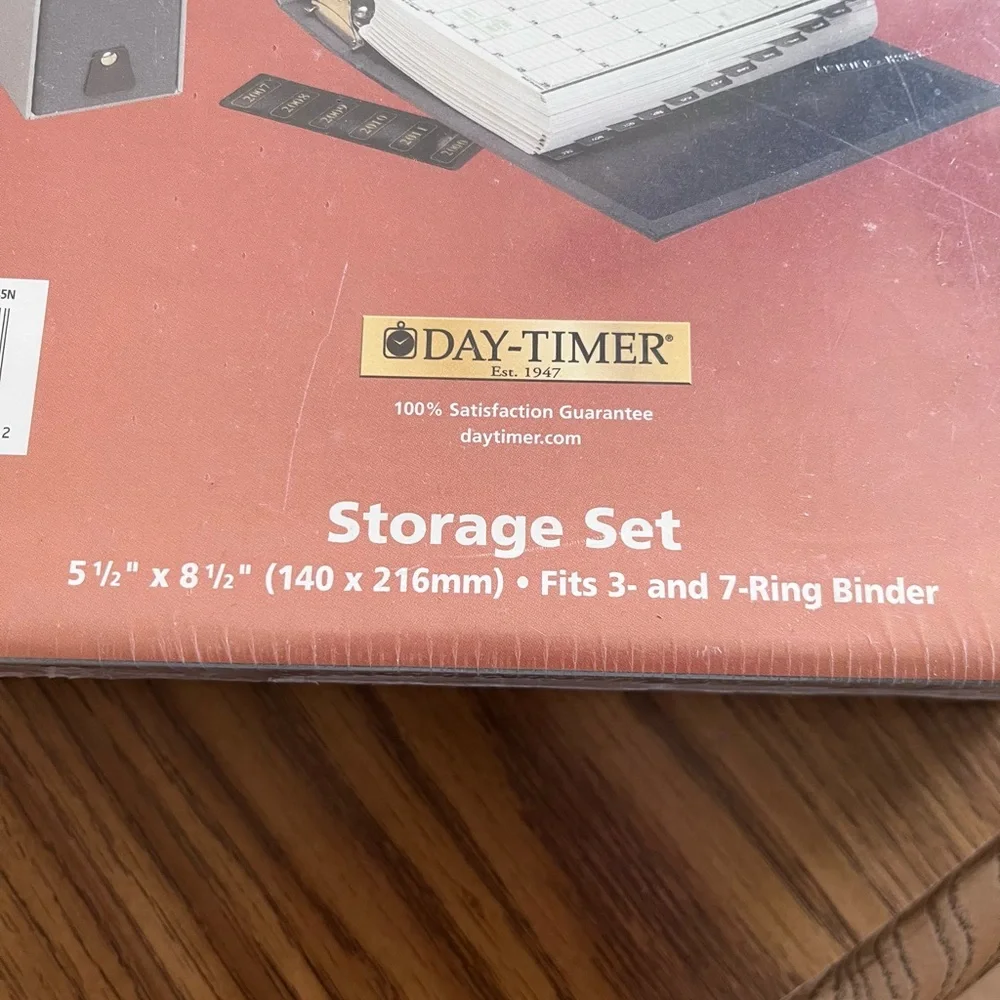 Black Storage Set for 3 Ring Binders